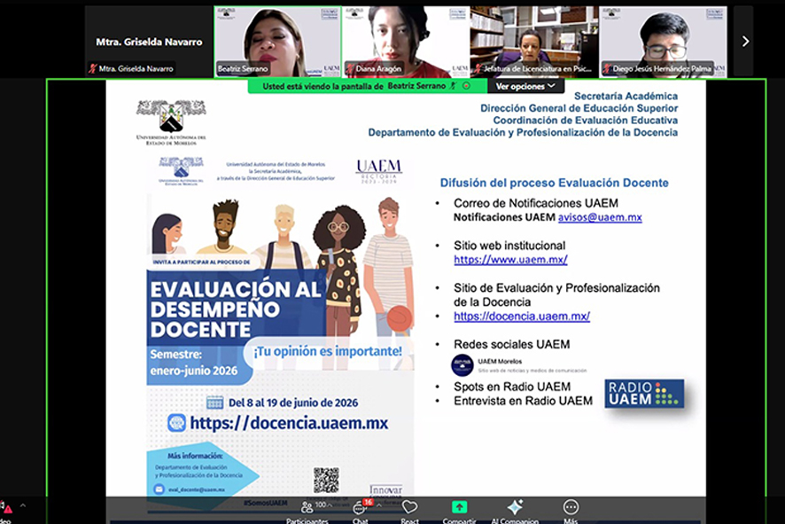 Sesión informativa Capacitación evaluación16